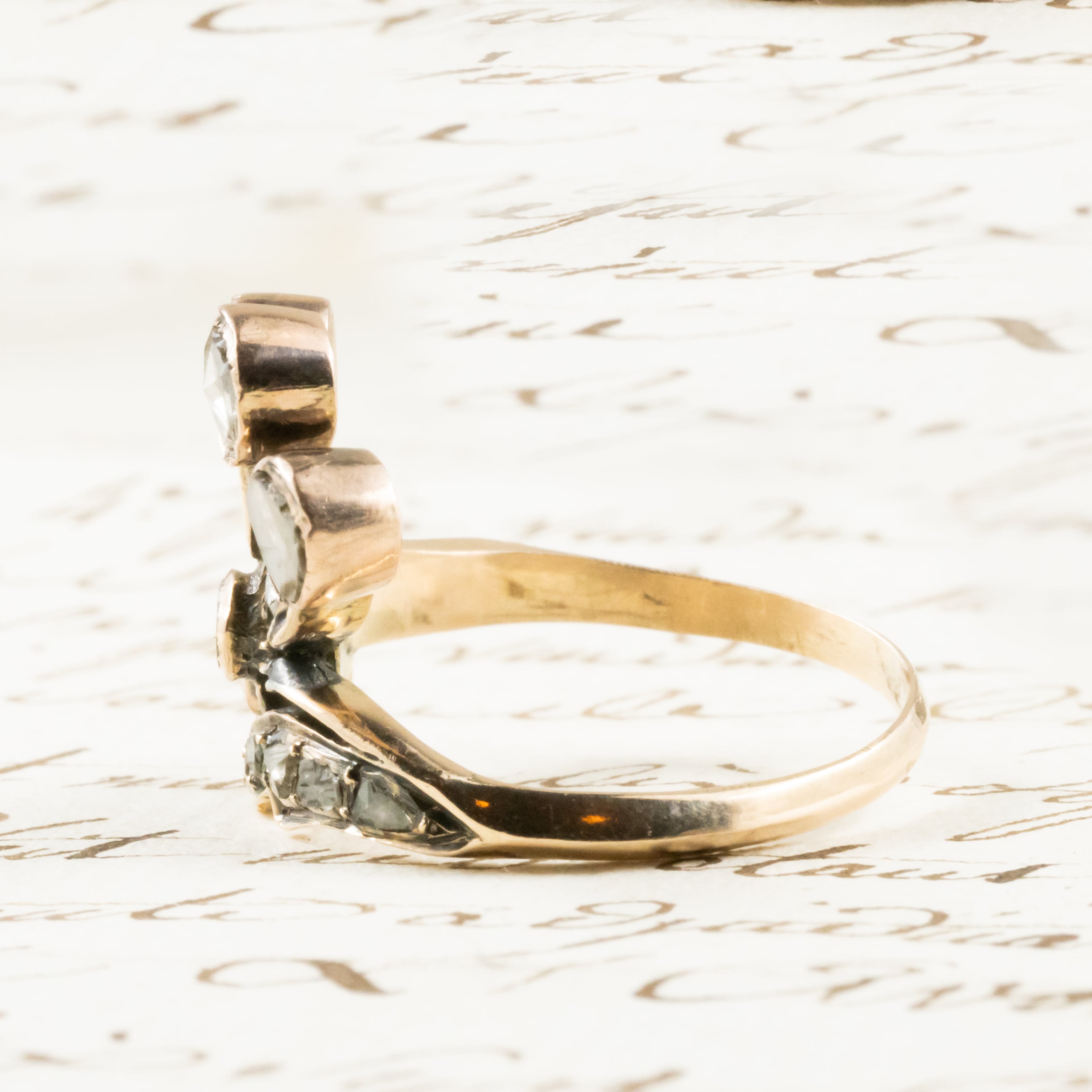 希少】イギリスジョージアン時代 古いアンティークリング ジャルディ