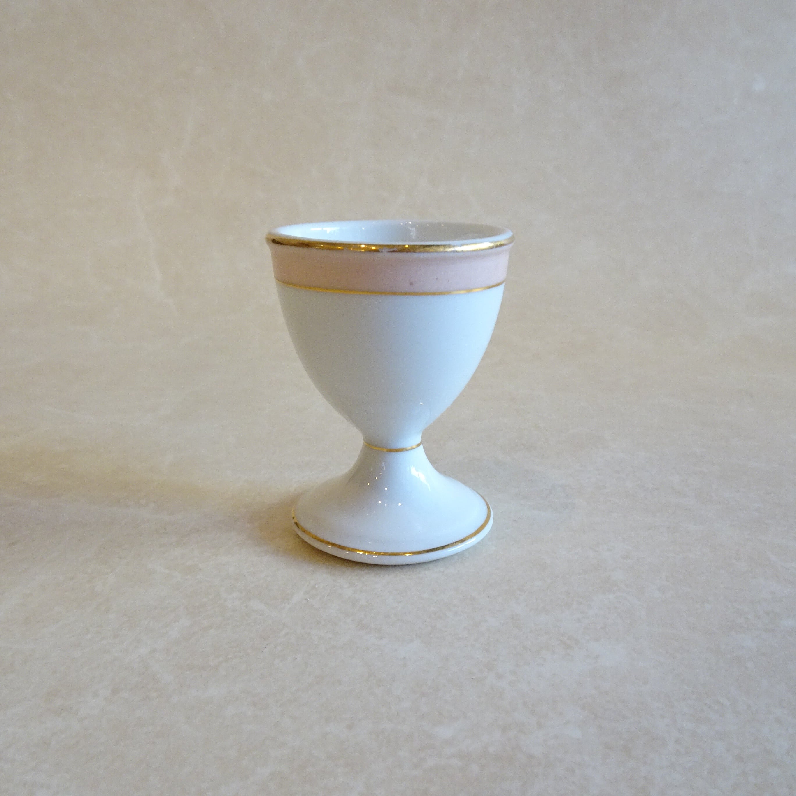 オールドノリタケ ベビーピンクのエッグスタンド