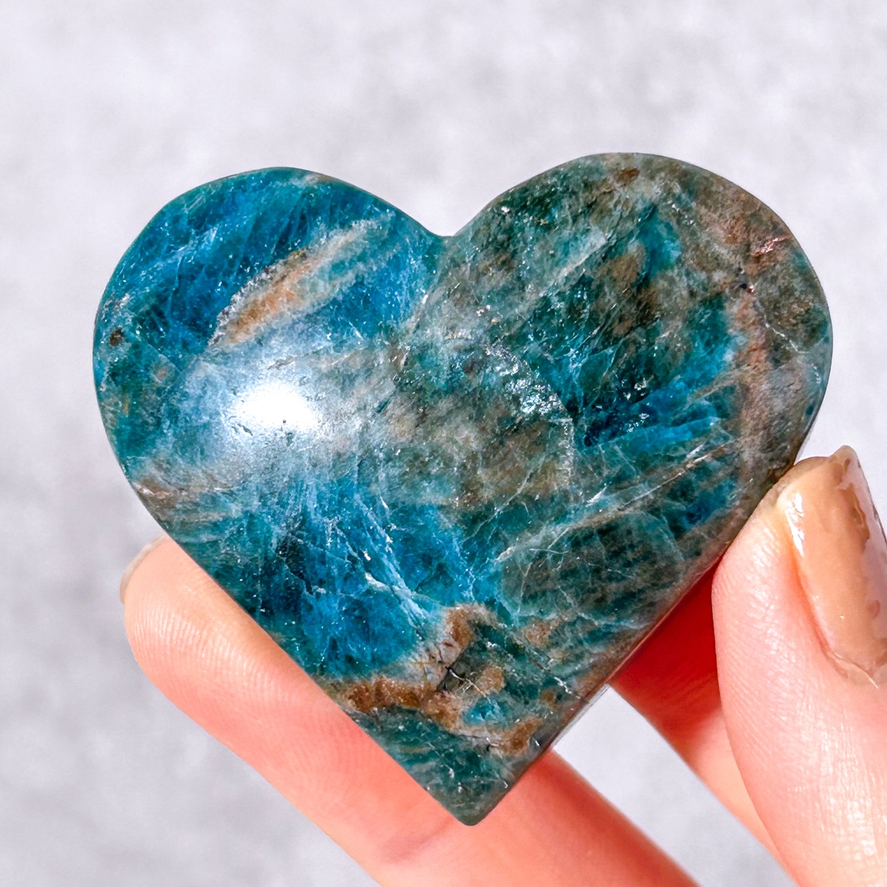 ブルーアパタイト ハート ✳︎ Apatite ✳︎ 天然石