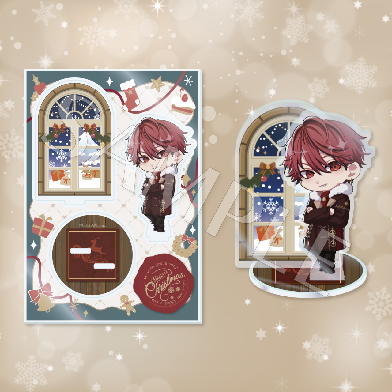 【火威漣】2025年クリスマスミニキャラアクリルスタンド