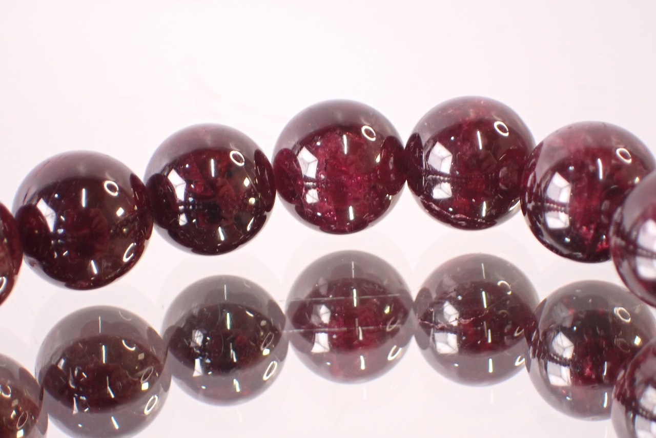 ガーネットブレスレット　 [D3-178]