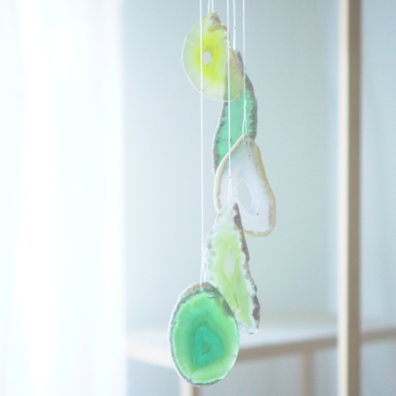 Spring Breeze - アゲートヒーリングチャイム / Agate Sun Catcher Wind Chime 868