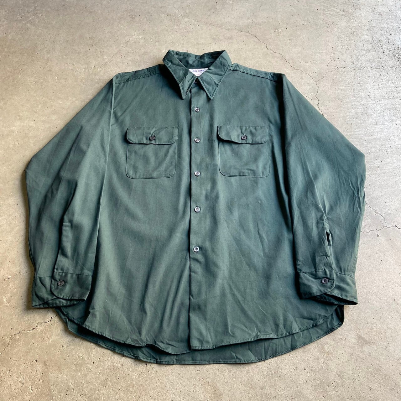 60年代 ヴィンテージ BIG YANK ビッグヤンク 長袖 ワークシャツ メンズ 