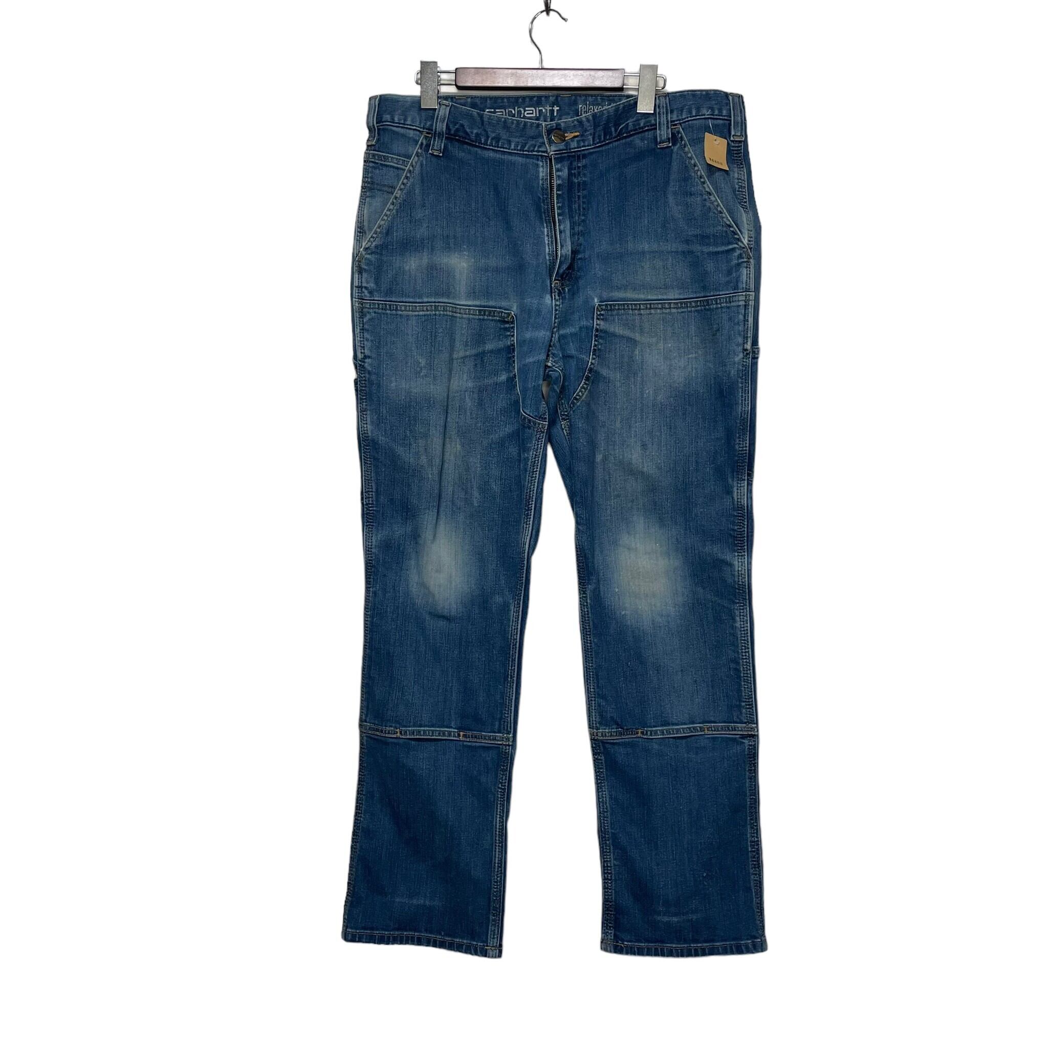 W36×L30】【ダブルニー】Carhartt ペインターデニムパンツ ブランド