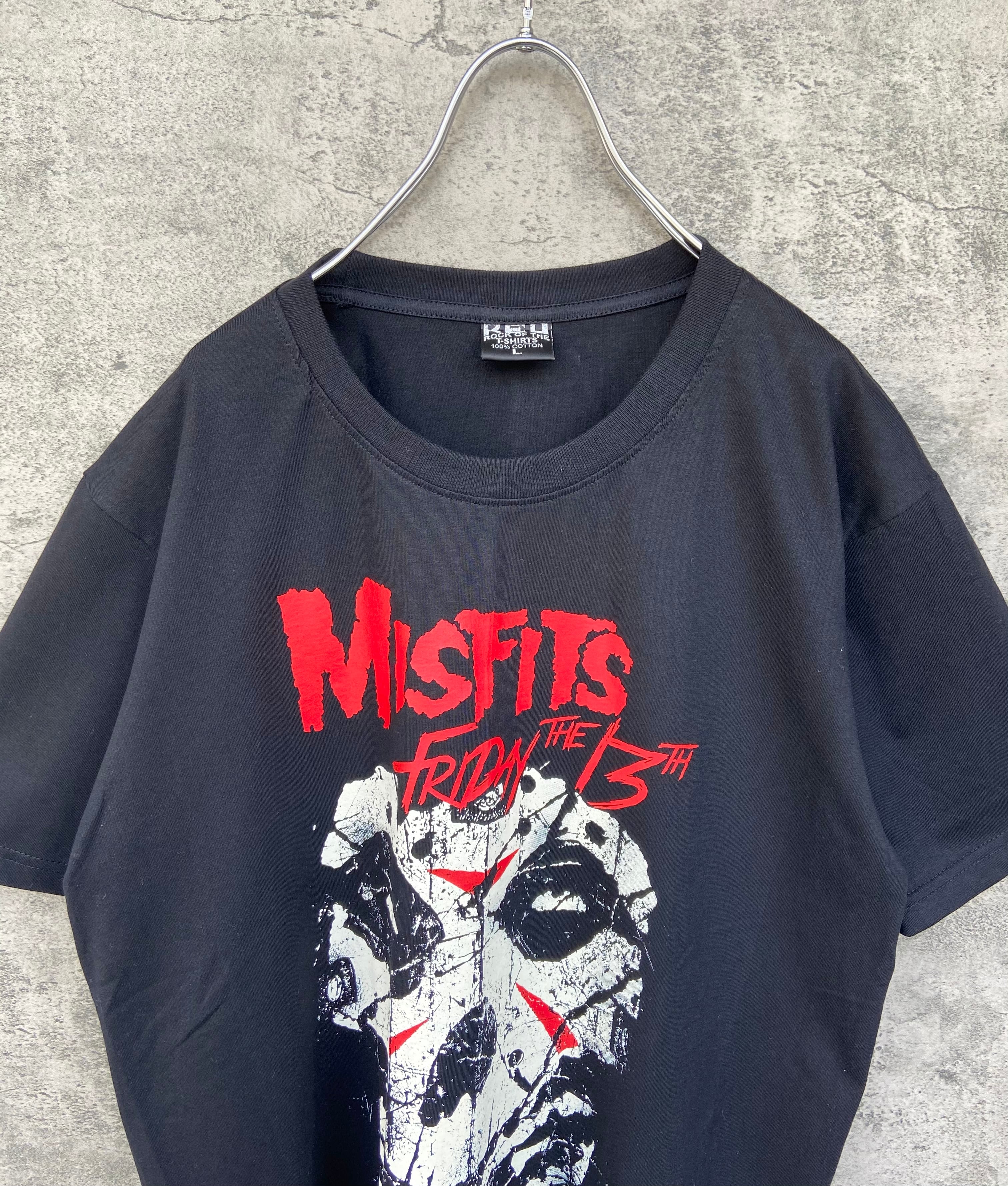 [希少]90’s MISFITS ミスフィッツ Tシャツ XL 黒 両面