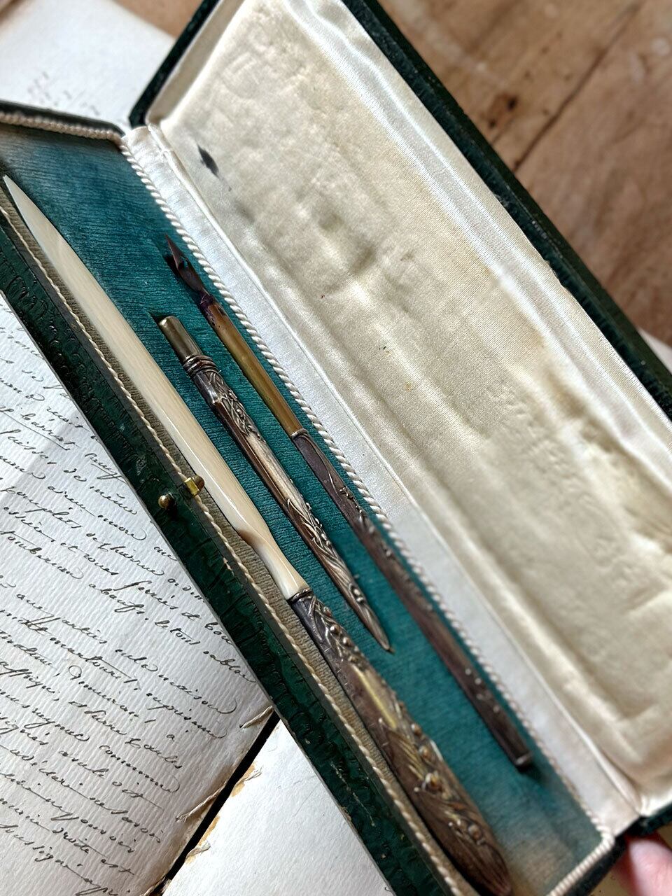 すずらんの文具セット レターセット | Brocante de La Cocotte