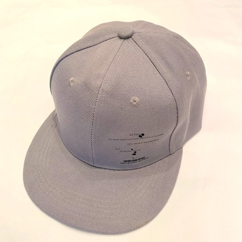 Logo Printed Cap　Light Gray