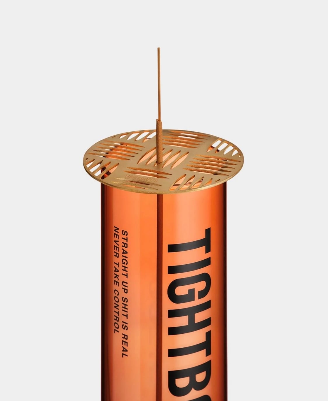 TIGHTBOOTH / GLASS INCENSE HOLDER / ORANGE | LATITUDE