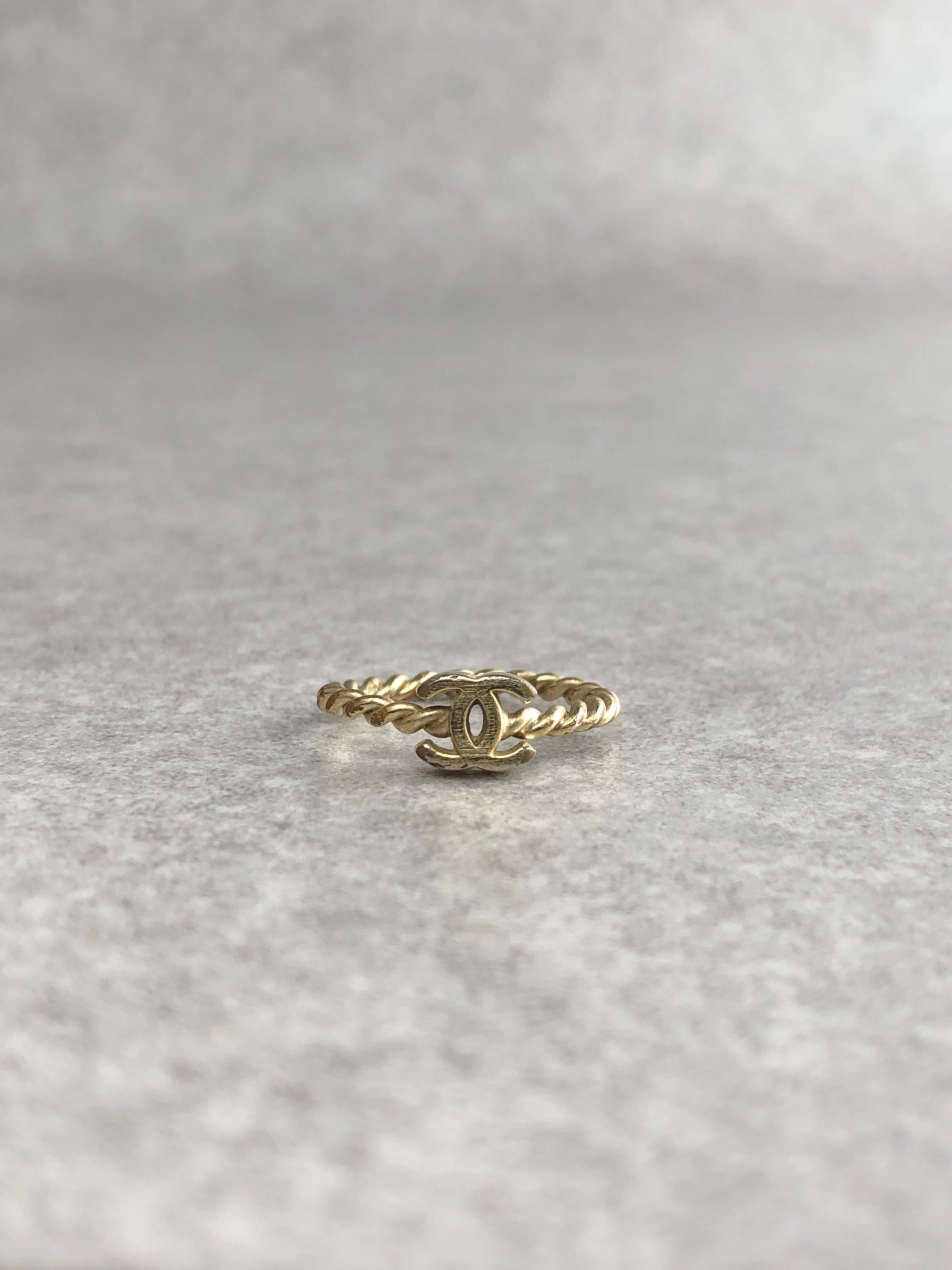 CHANEL シャネル 指輪 ゴールド ココマーク vintage ヴィンテージ