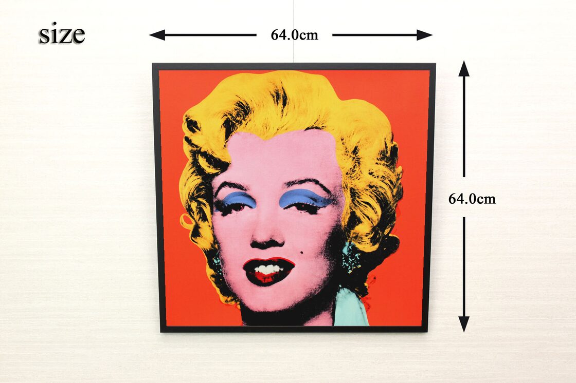 アンディ ウォーホル 絵画「マリリン モンロー(ショットオレンジ)1964 