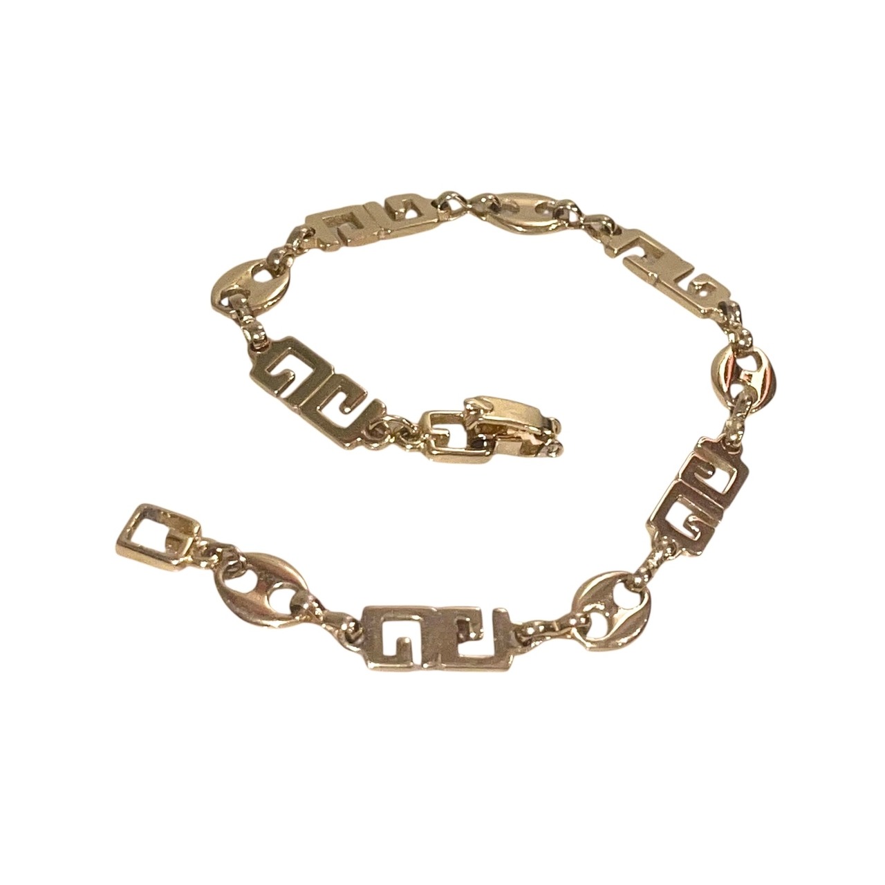 vintage GIVENCHY gold color metal bracelet