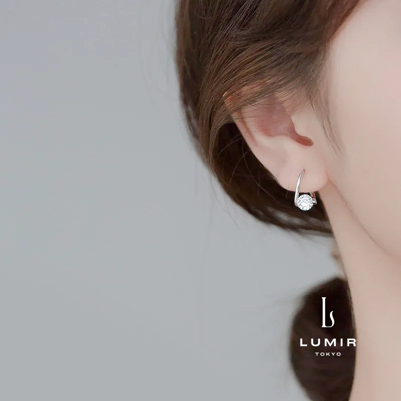 シンプルリッチフープピアス