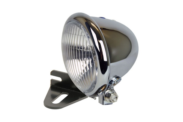4-1/2”Bates type head light - with bracket CHROME ／250TR