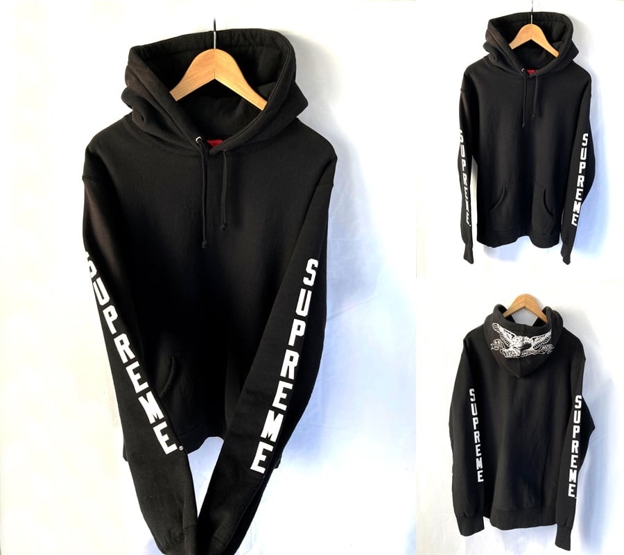 国内正規 コラボ Supreme × ANTI HERO コラボ シュプリーム ブラック