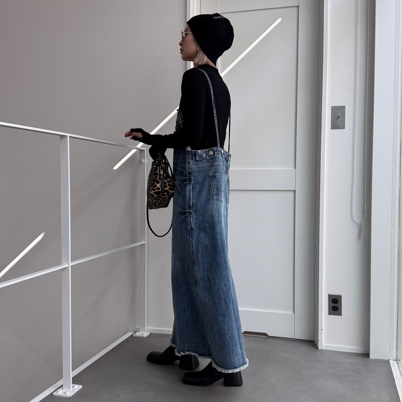 デニムキャミジャンパーSK/ブルー