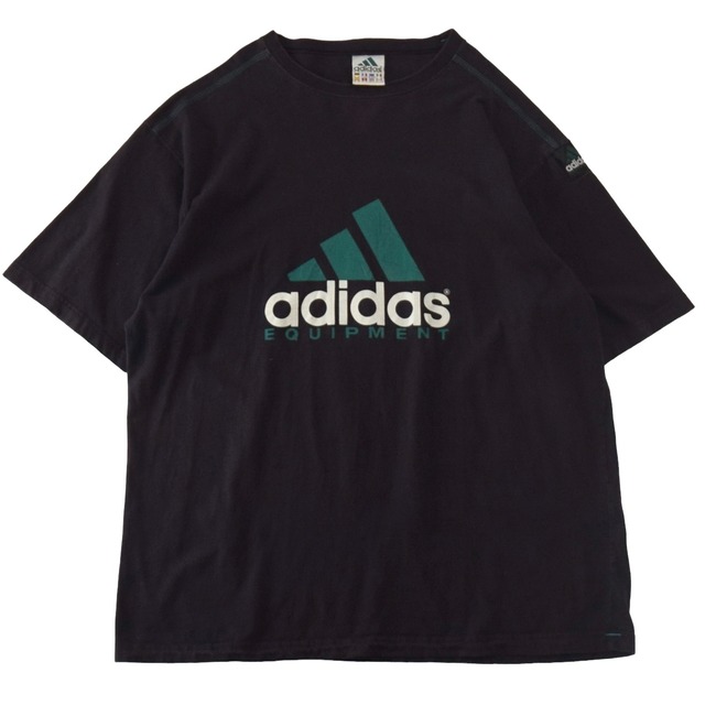 1990's "adidas EQUIPMENT" S/S Vintage Logo Printed T-shirt / 90年代 アディダス エキップメント ヴィンテージ プリントTシャツ オーバーサイズ 90s ビンテージ | vintage