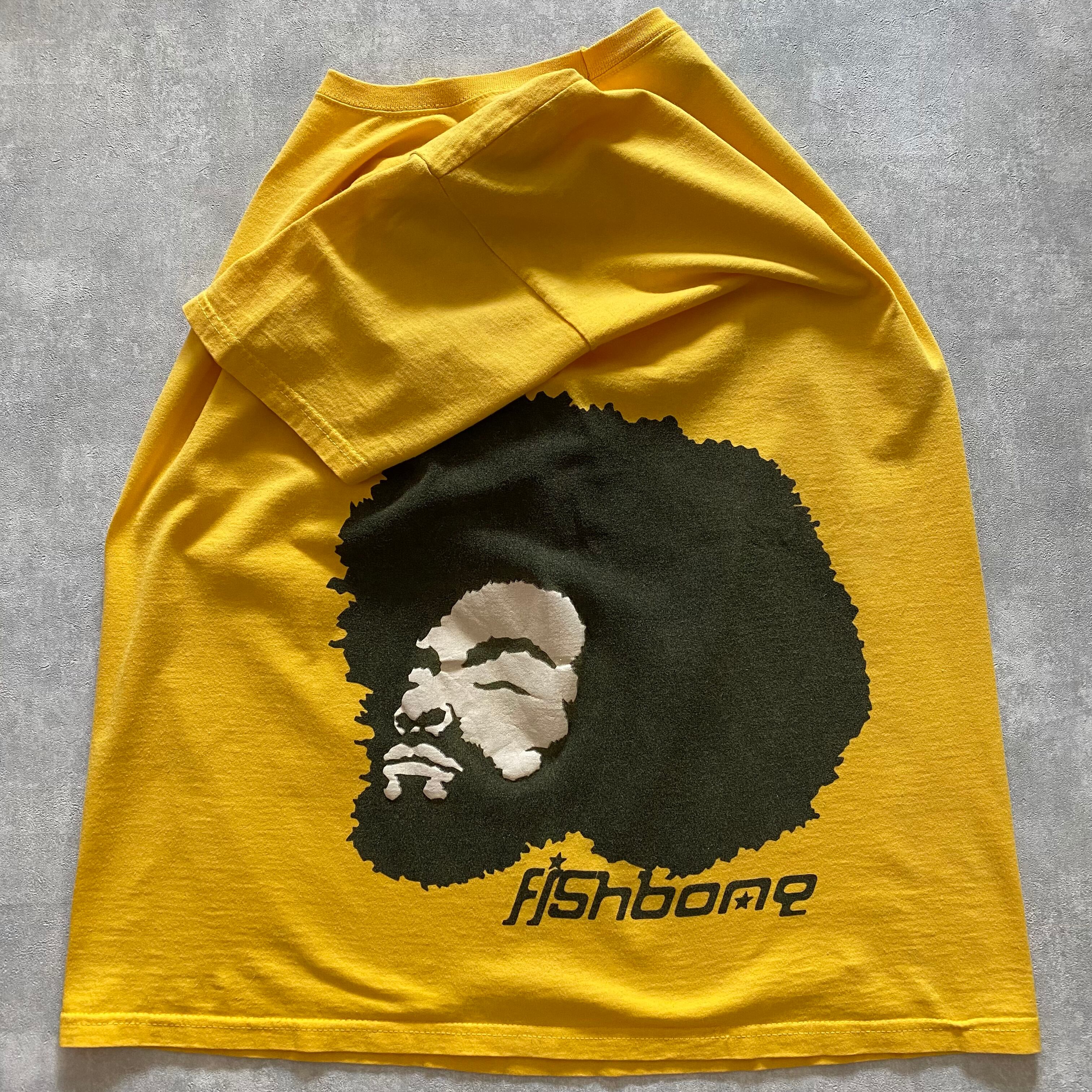 FISHBONE BAND cotton T-SHIRT{フィッシュボーン バンド コットン Tシャツ 古着 メンズ USED }ユニセックス