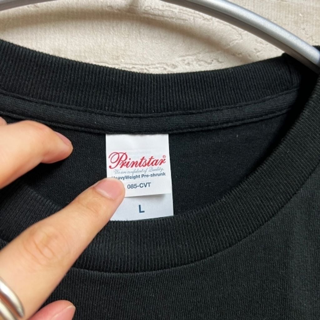 魁組 サキガケグミ チーム友達Tシャツ L ブラック 【中目黒A05
