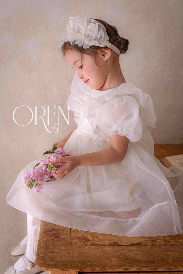 【即納】<OREN>  Ines organza one-piece