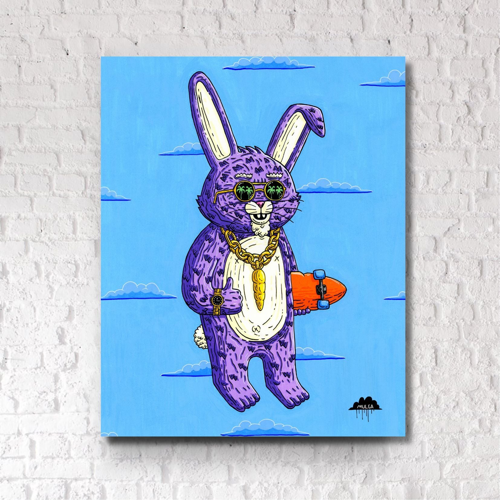 アートインテリア(キャンバス)/A-C-112-5040_Ravioli the Rabbit