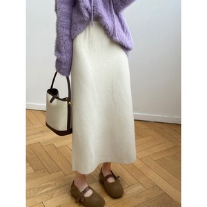 ストレート ニット スカート 8color 10252