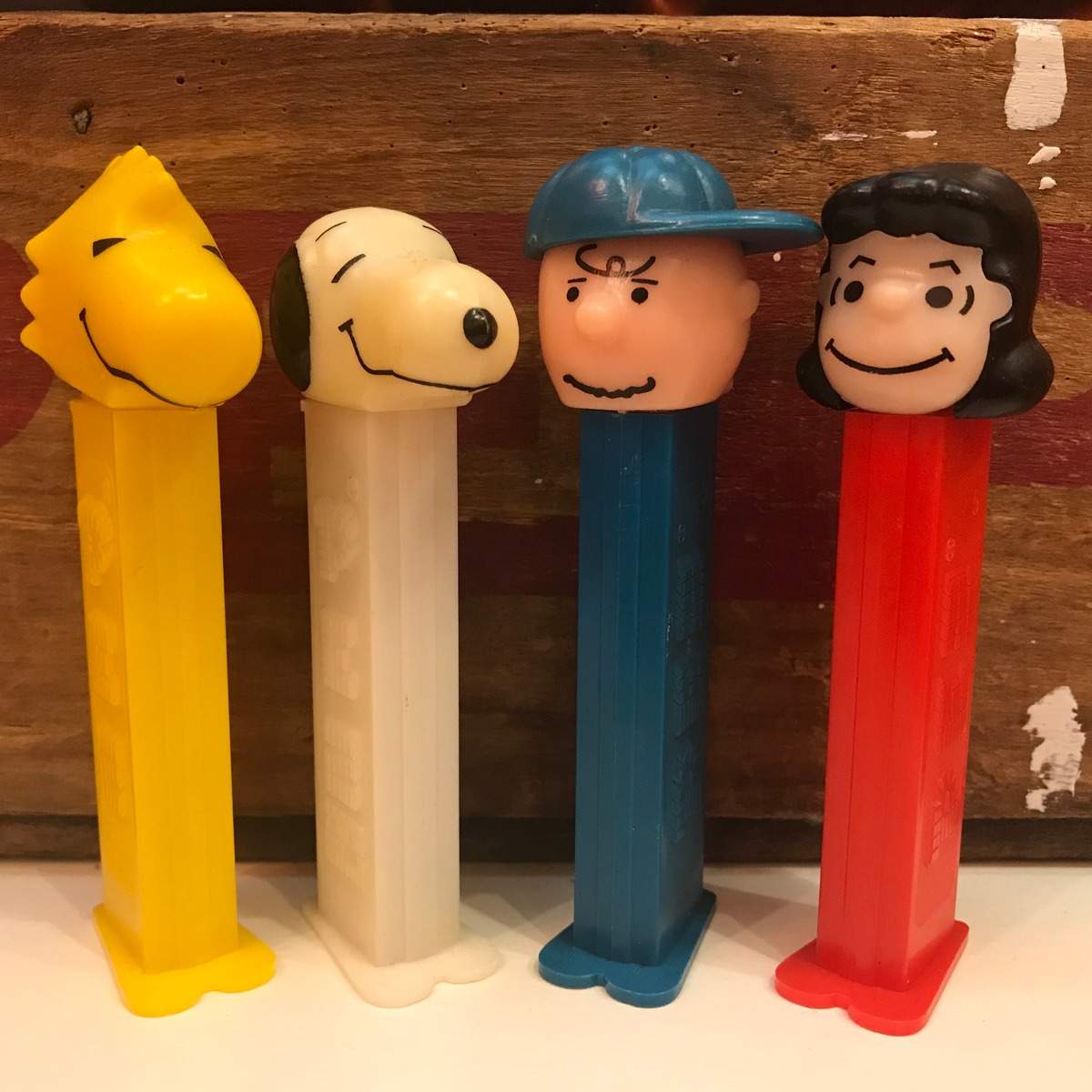 PEZ スヌーピー ペッツ 4種セット 旧顔ver. | 福岡 大名のおもちゃ屋 