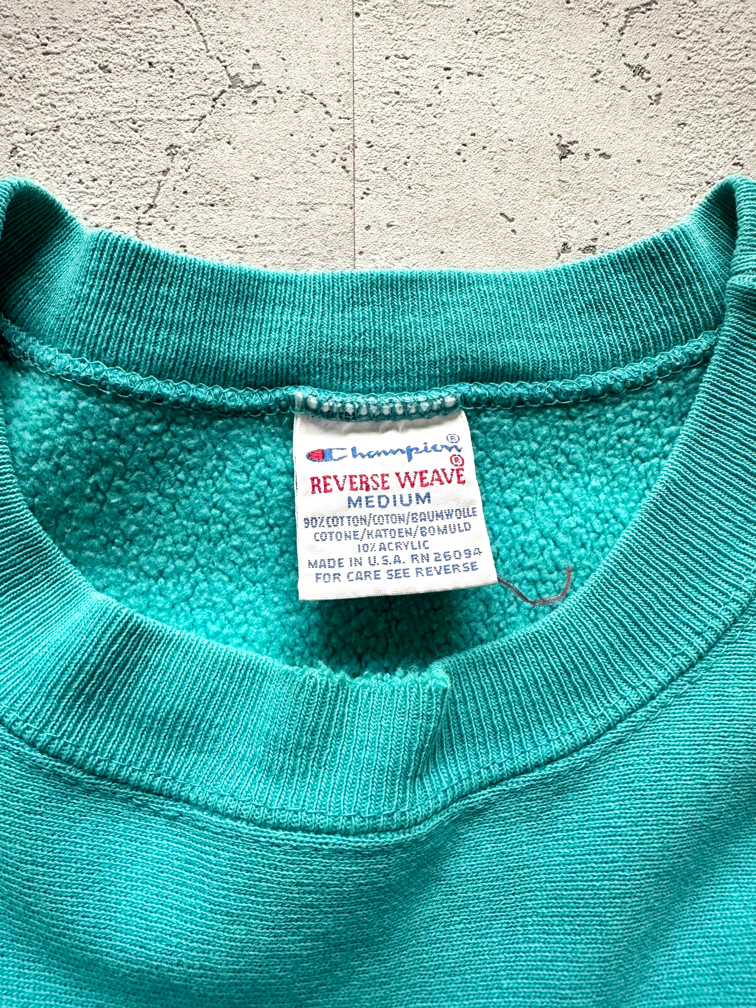 champion reverse weave tiffany blue