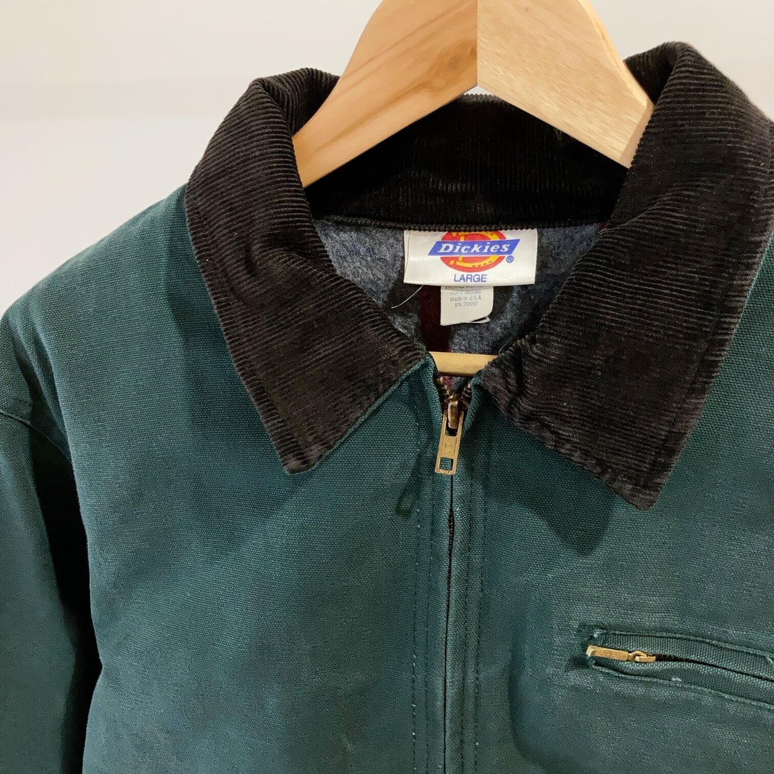 90's Dickies ダックデトロイトジャケット グリーン 【1218A46 ...