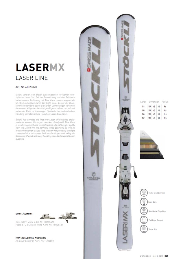 18'-19'｜LASER MX / MC 11 white