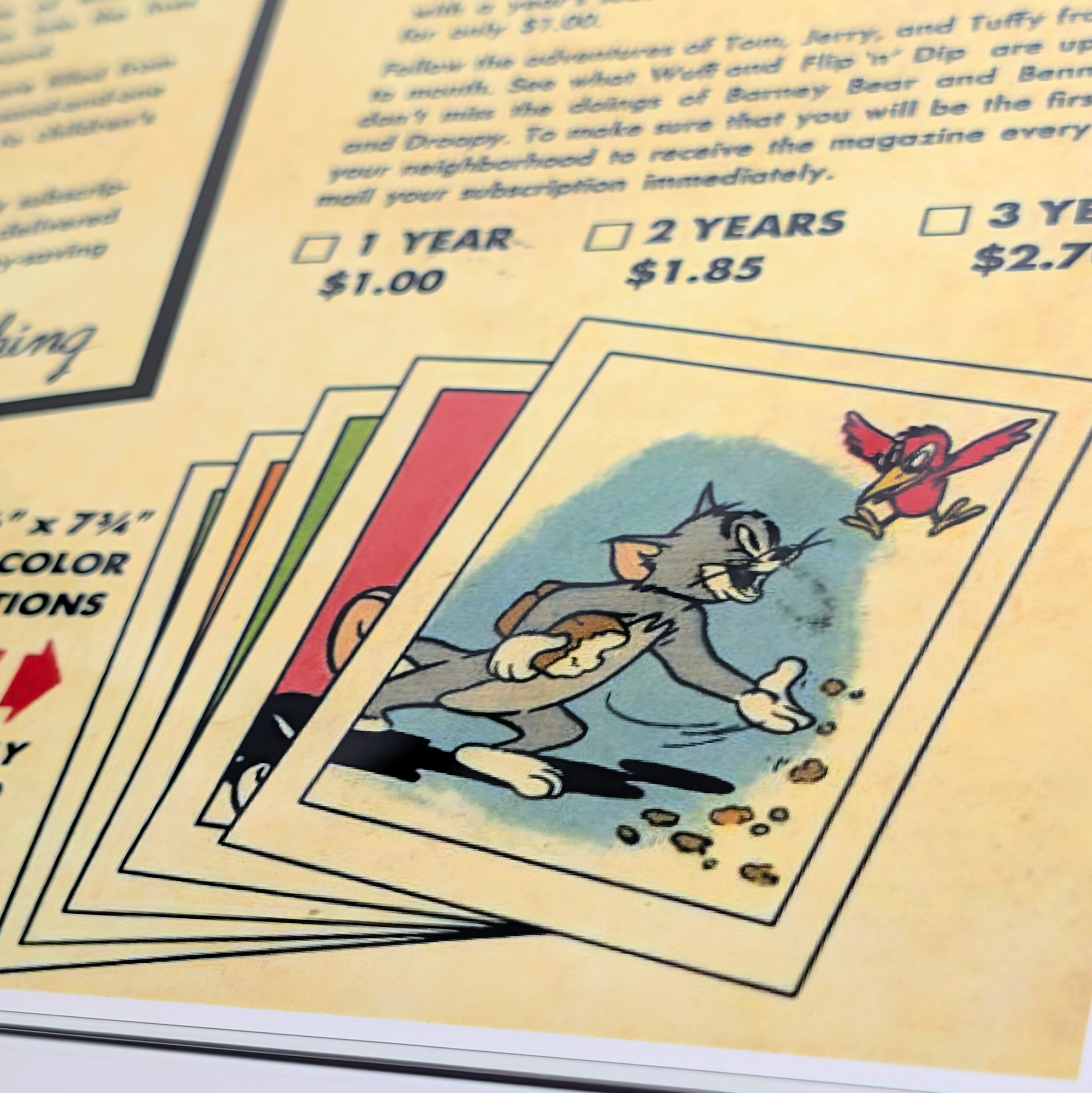♫ちょうどいいB4ポスター♫【 Tom and Jerry ( トムとジェリー / トムジェリ ) 】ハンナ・バーベラ〚アメリカン雑貨 アメトイ〛
