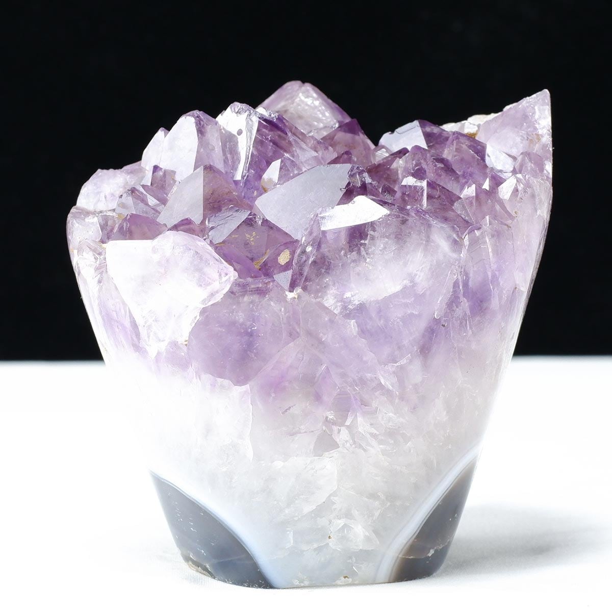 1.3Kg アメジスト クラスター 原石 フラワーアメジスト 花形 置物 一点物282-778