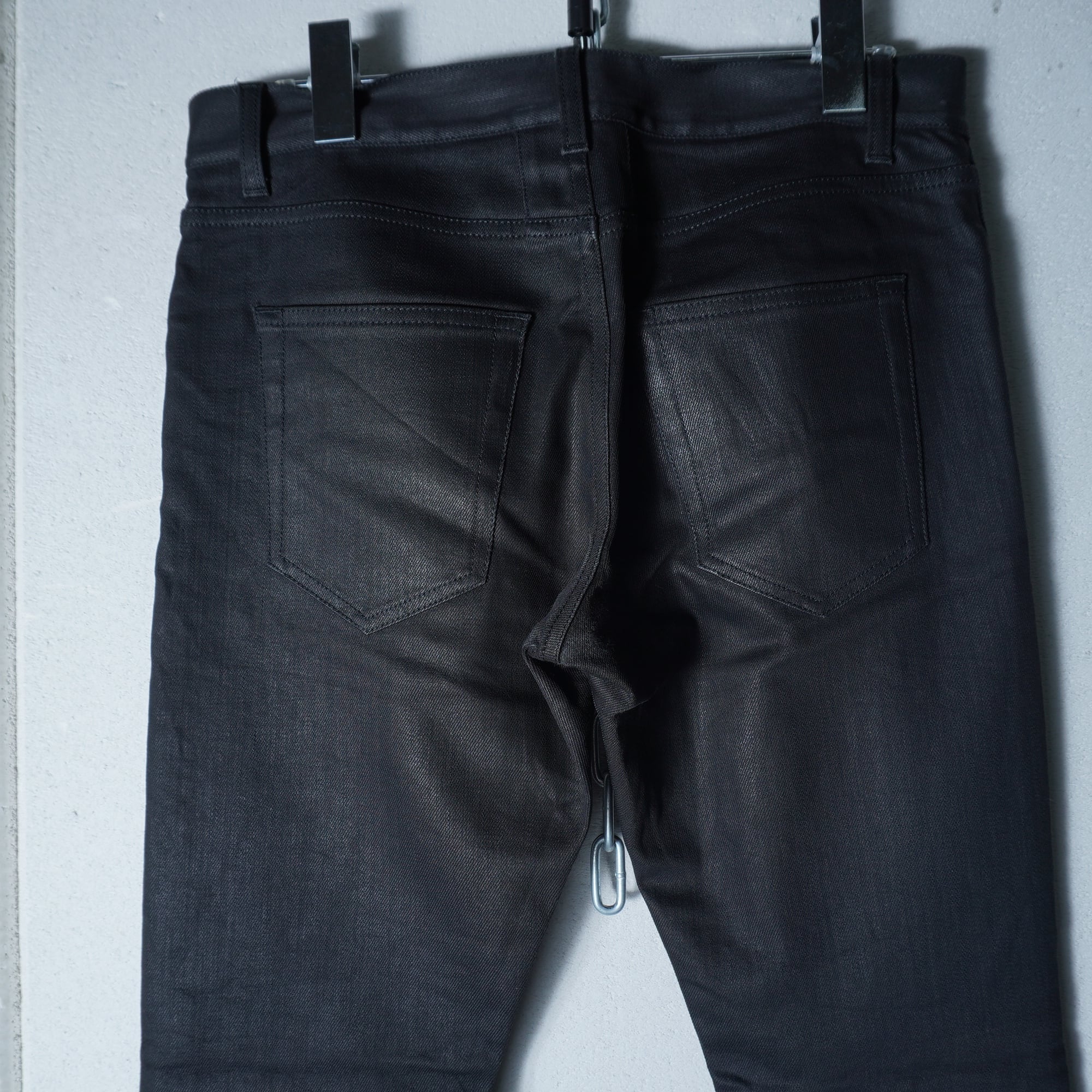 Saint Laurent】サンローラン エディ期 コーティング スキニーデニム