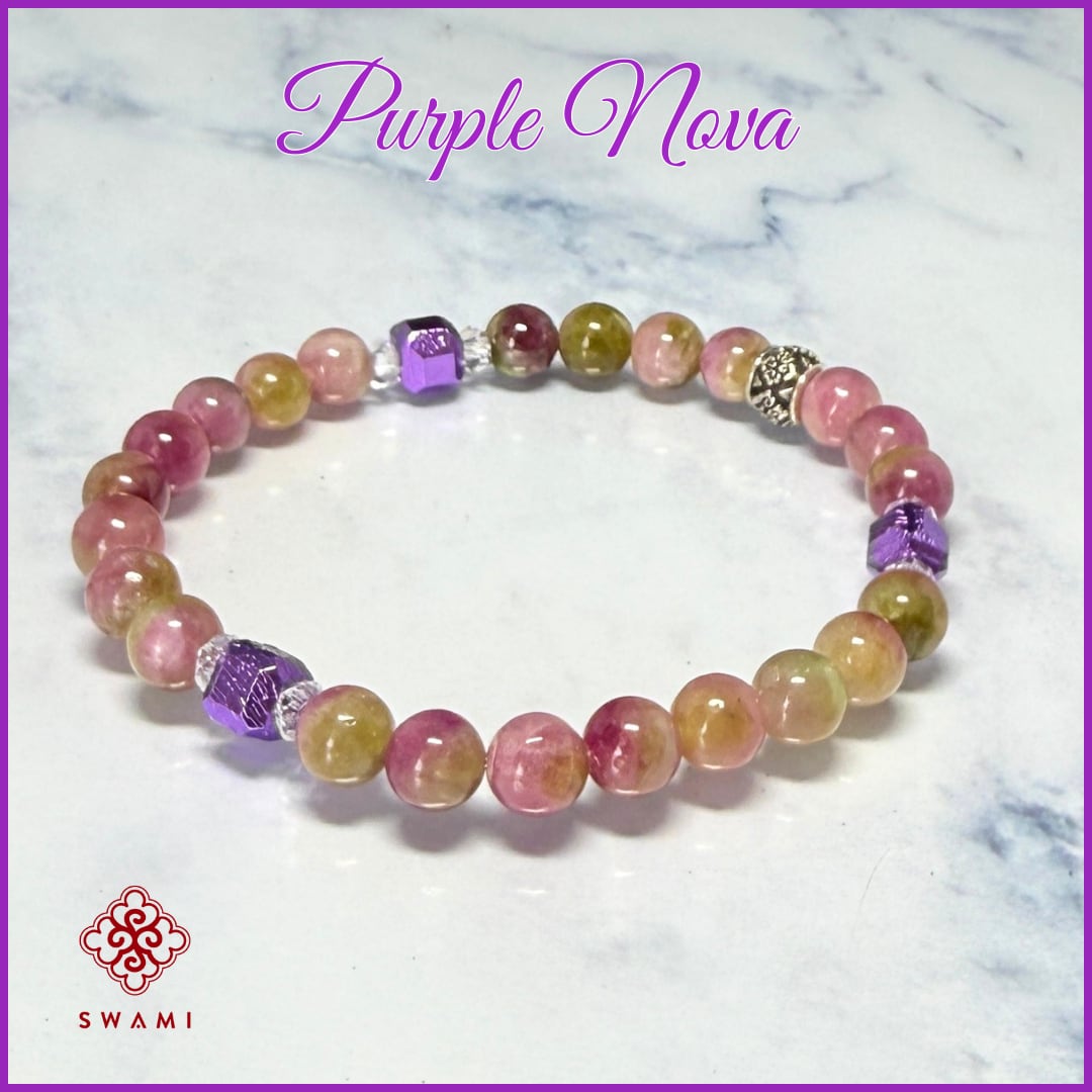 SWAMI スワミブレスレット パープルノヴァ(Purple Nova)(1点物)