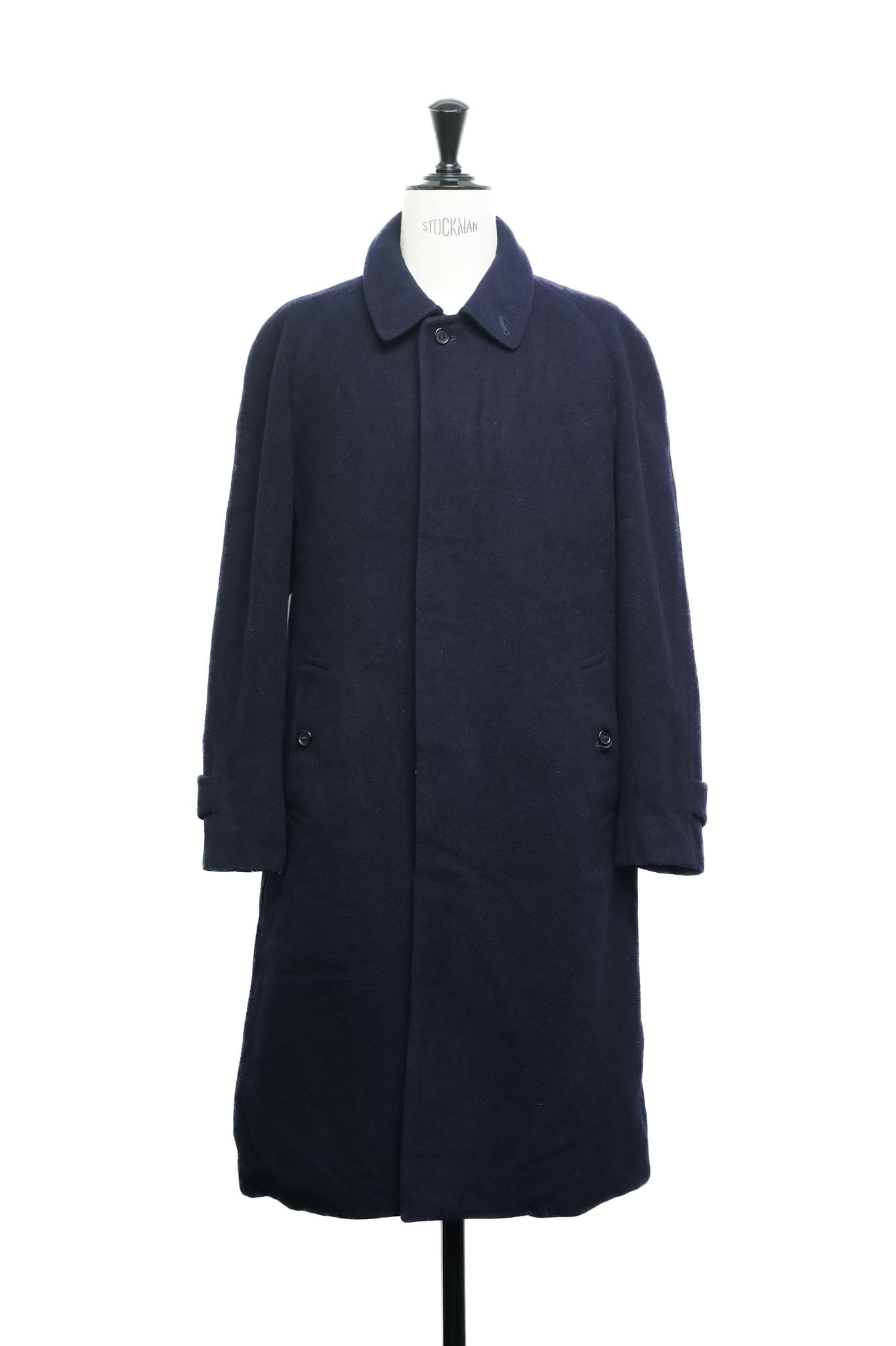 80's “Burberrys” Wool & Camelhair Balmacaan Coat – Made in England