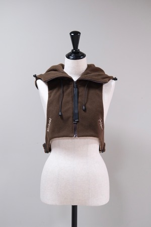 【JUN MIKAKI】WT×JM フリースベスト -Brown-