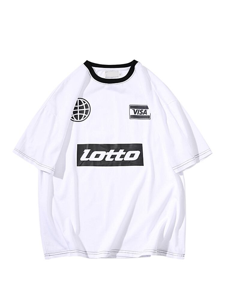 全3色 Tシャツ カットソー プリント カジュアル シンプル