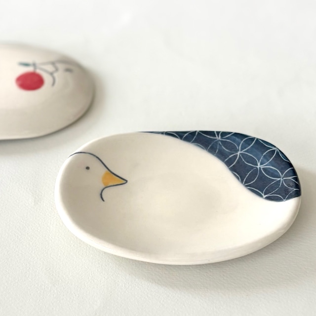 アヒル　小皿　numanekko
