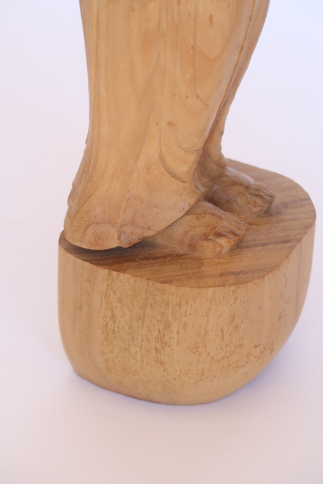 Birth Buddha ― An Original Wood Sculpture by Tessō Mori