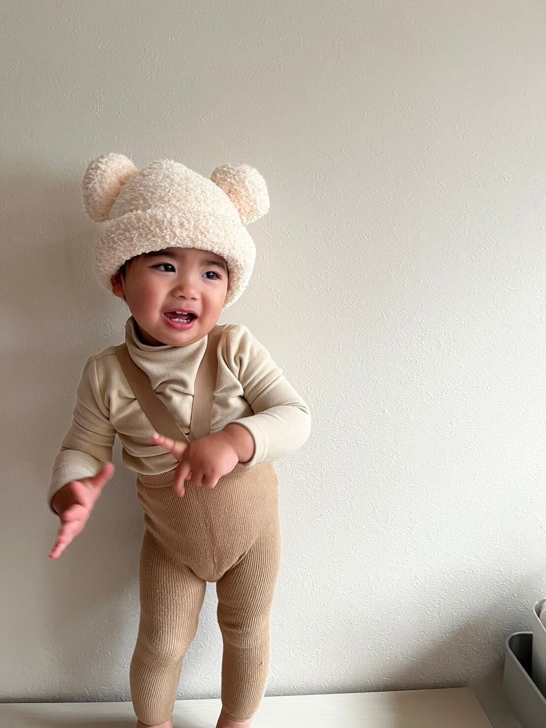 くま耳ニット帽