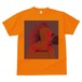 ひまわりと男性のTシャツ