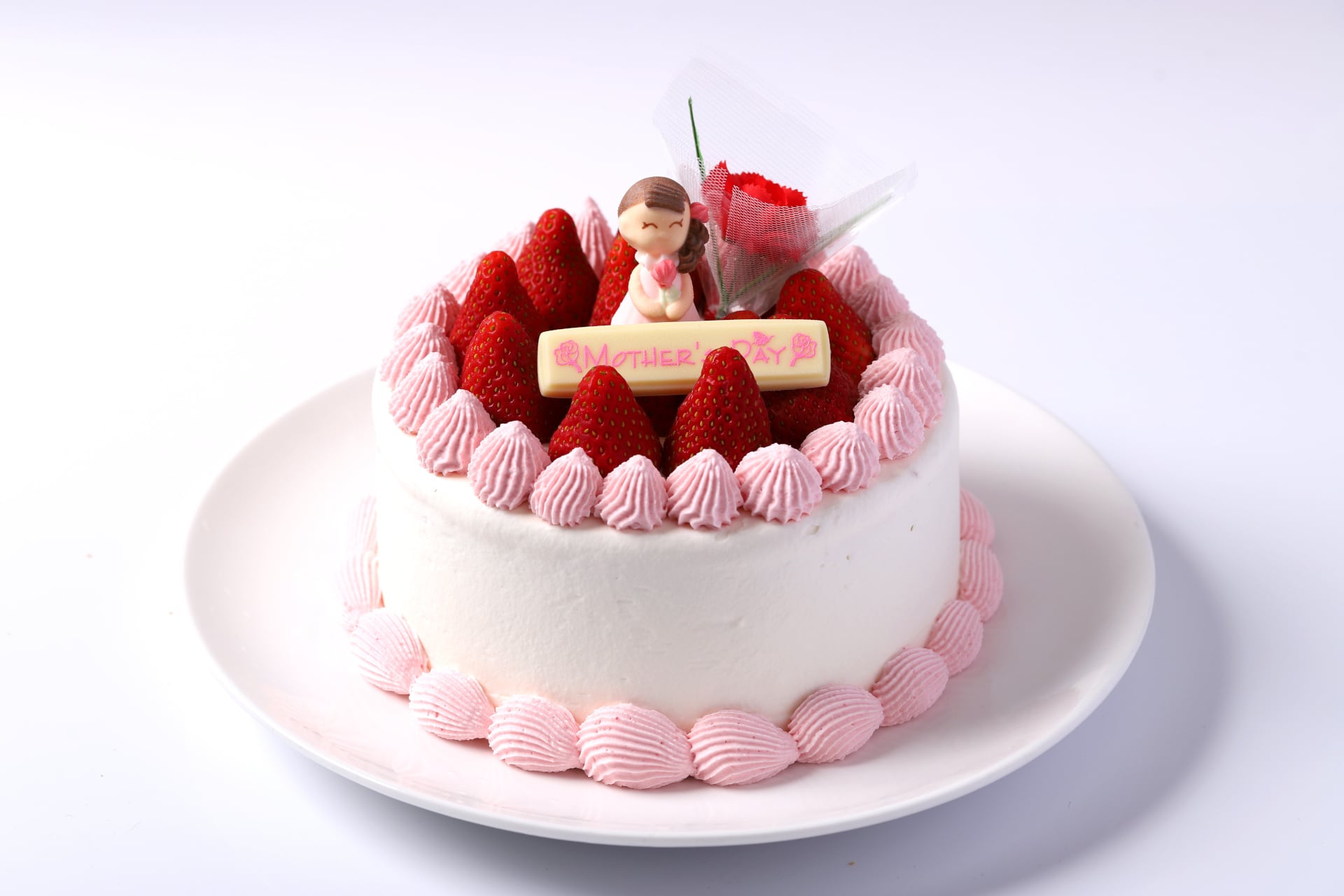 母の日生クリームデコレーション