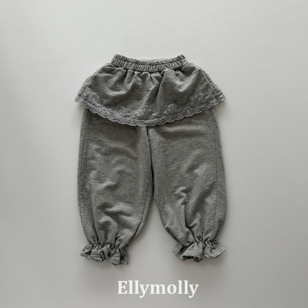 【取寄/韓国直送】Elly molly レース付きジョガーパンツ｜秋服｜韓国子供服｜26/AT
