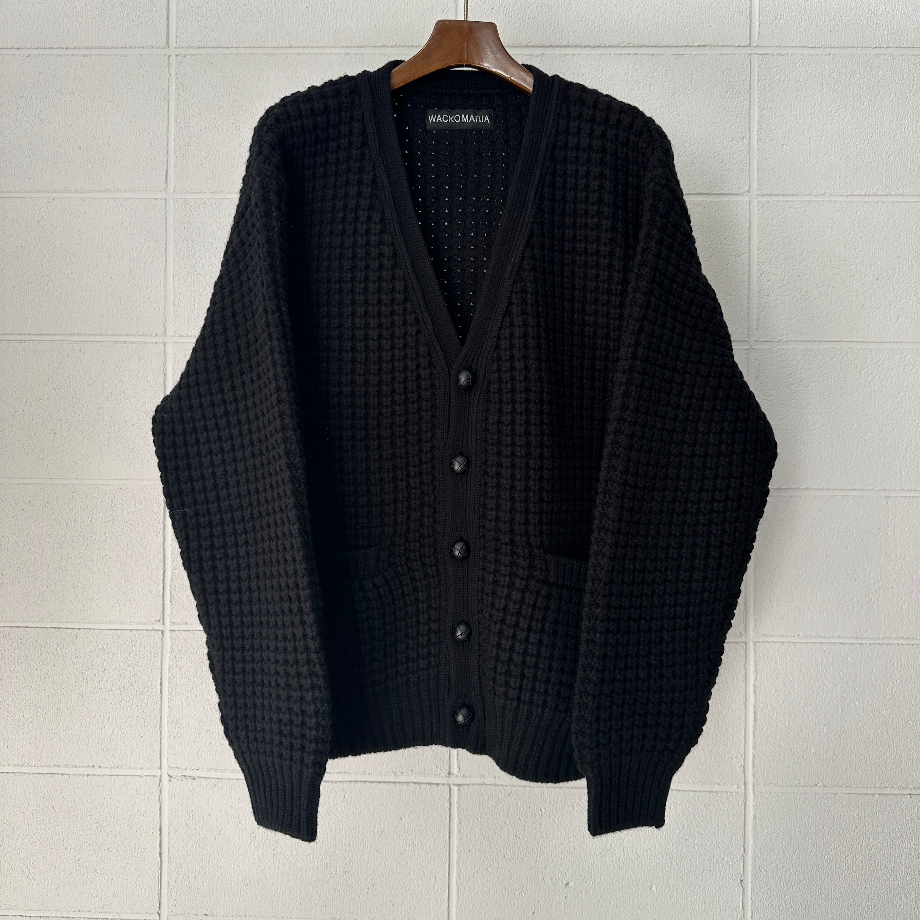 WACKOMARIA WAFFLE KNIT CARDIGAN | integral