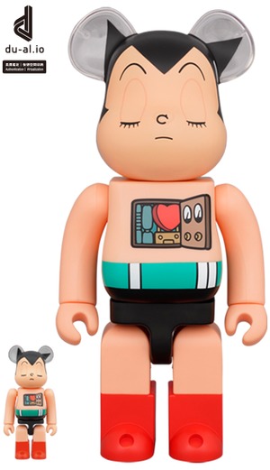 メディコム BE@RBRICK ベアブリック 100% & 400% 鉄腕アトム スリーピング Ver 未開封 ４号店商品