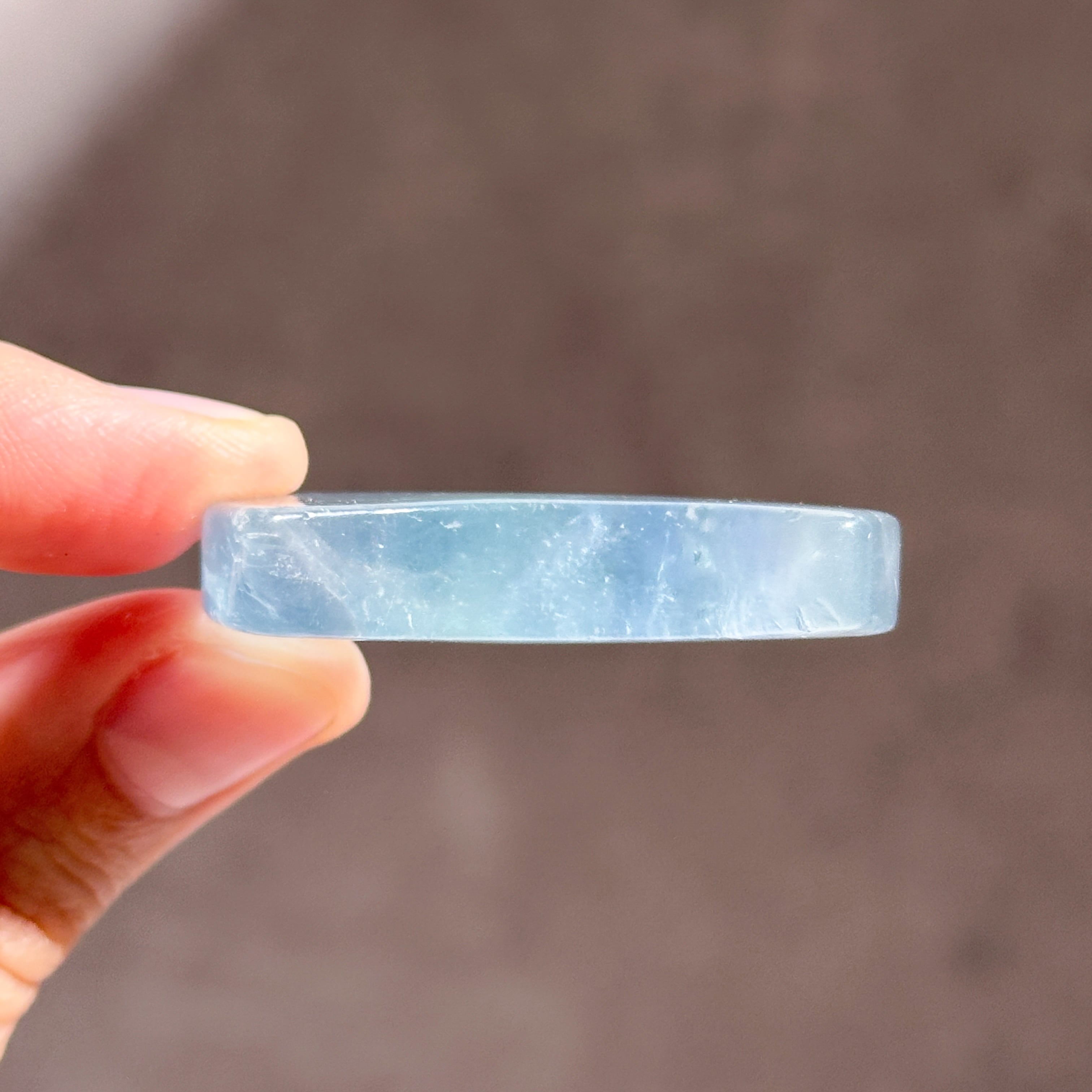 ブルーフローライト 三日月14◇ Fluorite ◇天然石・鉱物