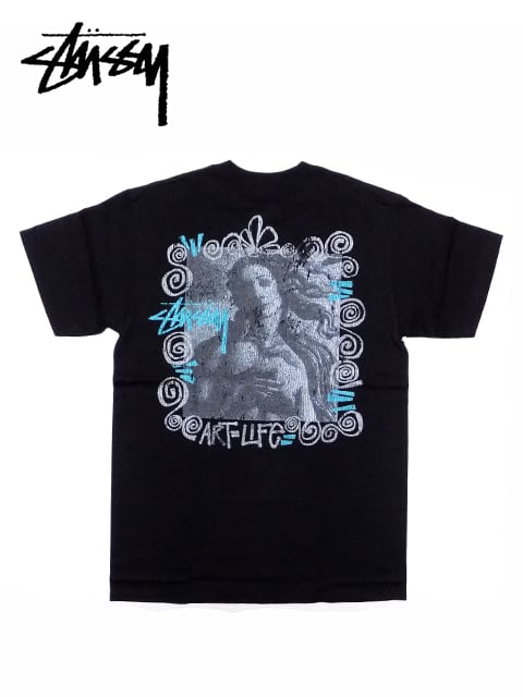 Stussy ステューシー M メンズ Tシャツ ブラック ステューシー