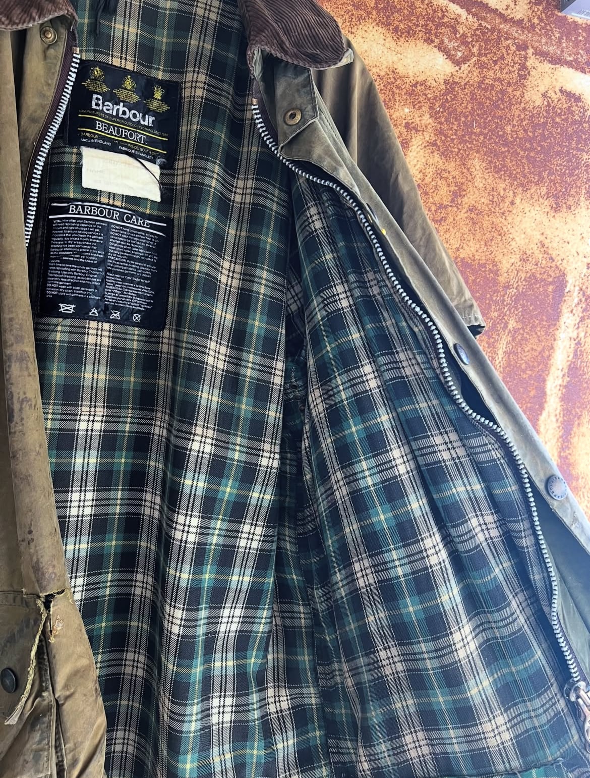90's Barbour BEAUFORT S/S OILD JACKET 【L】 | JUKEBOX