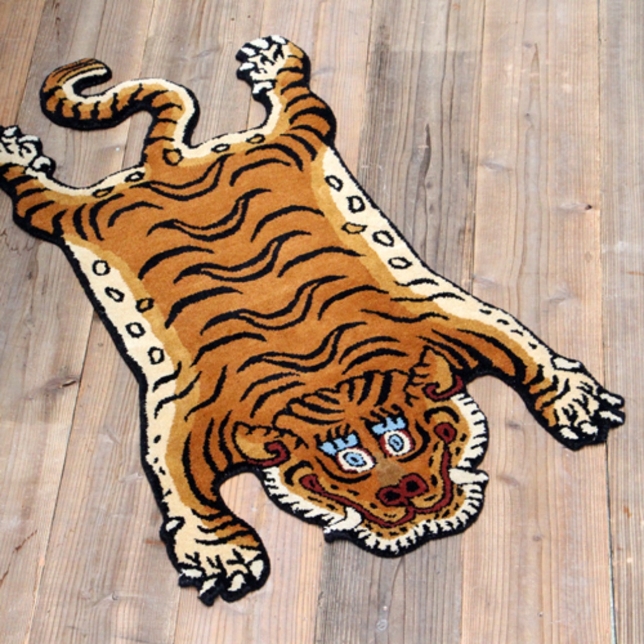 Tibetan Tiger Rug Size XL/タイガーチベタンラグ/ラグ