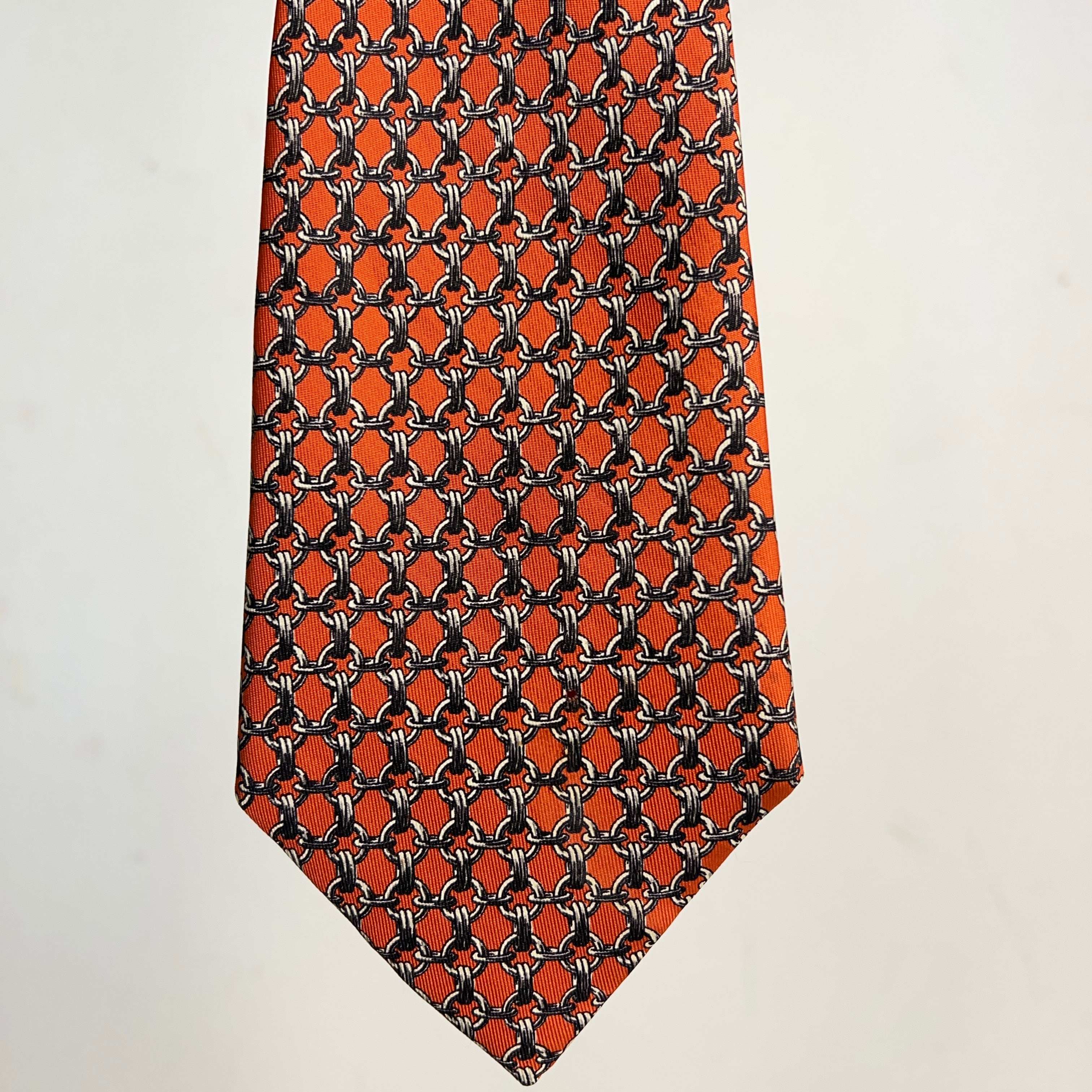 HERMES SILK TIES MADE IN FRANCE エルメス シルク ネクタイ