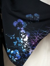 【受注商品】RumiRockセオαゆかた「金魚に萩」　[A1654]